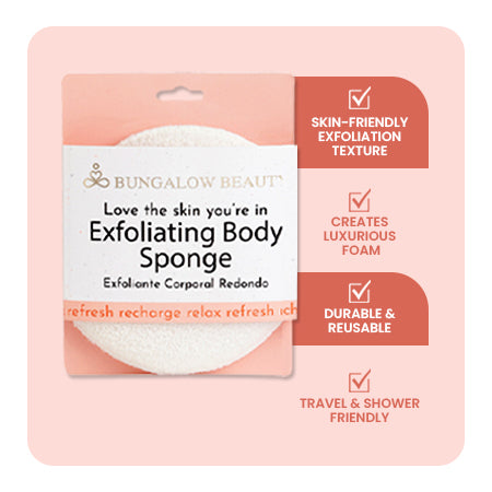 Natural Exfoliating Body Scrubber Sponge