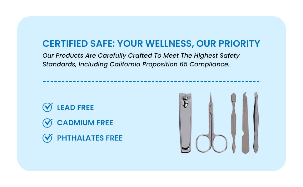 Manicure Set Nail Clippers Pedicure Kit 6PCS