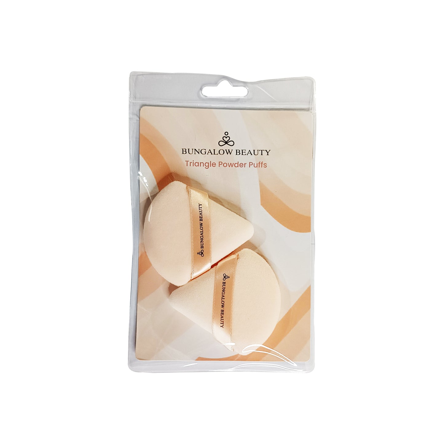 Triangle Powder Puff (Set Of 2) (Pink)