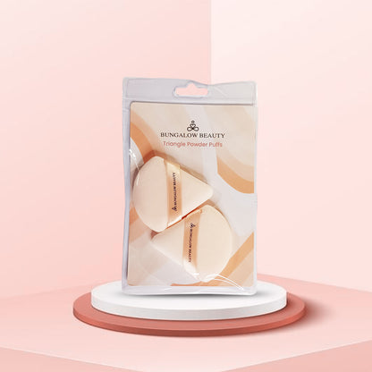 Triangle Powder Puff (Set Of 2) (Pink)