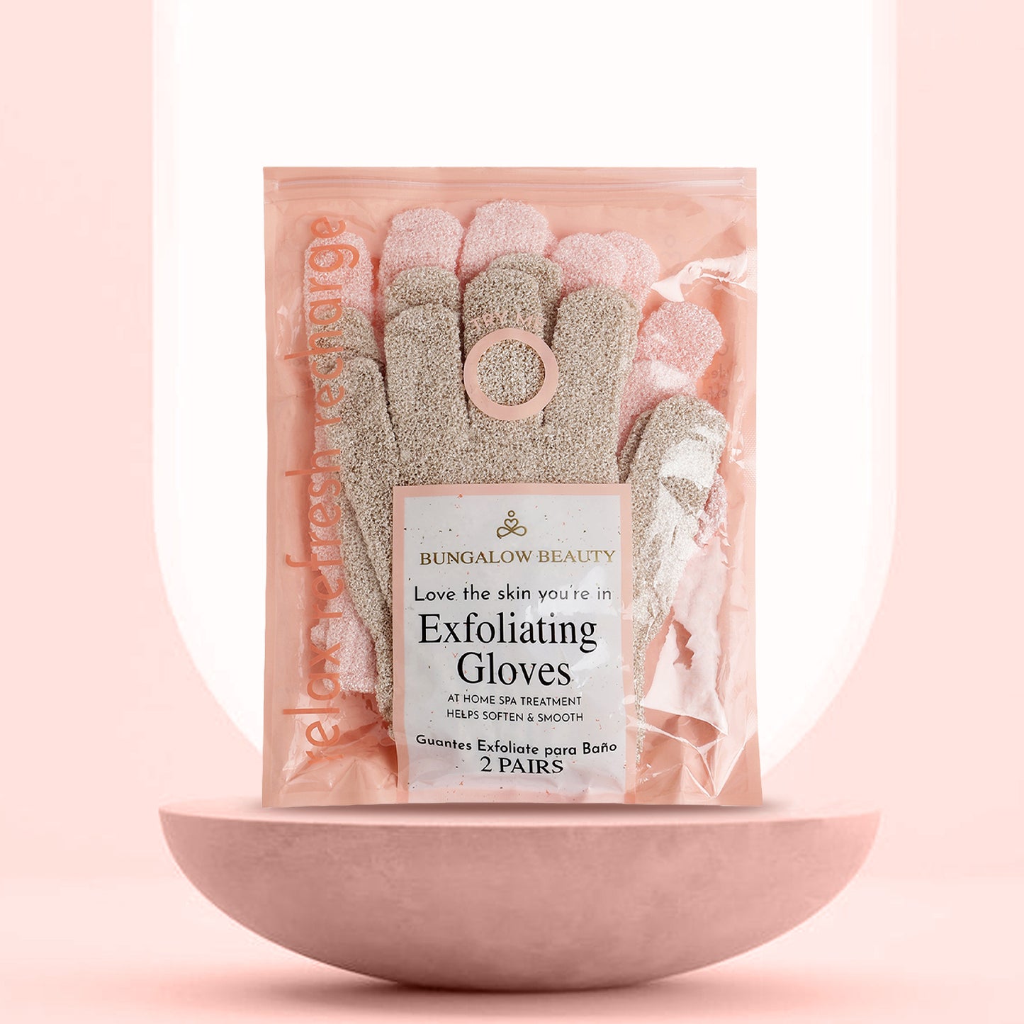 Exfoliating Loofah Body Hand Gloves (2 Pairs)