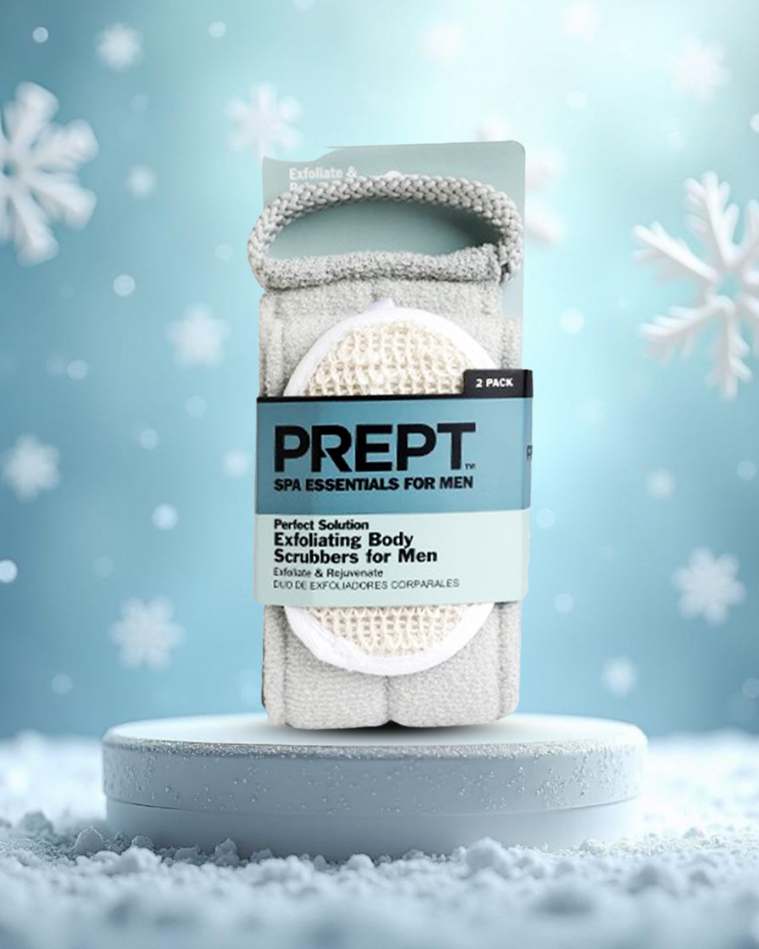 Natural Loofah Exfoliating Body Scrubber, Back Scrubbers (2 Pack)