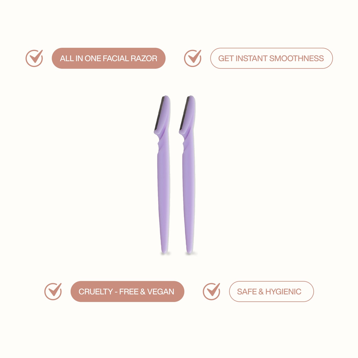 Derma Razor (Set Of 2) Lavender