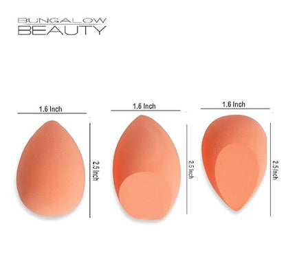 Makeup Blending Sponges, Coral Orange