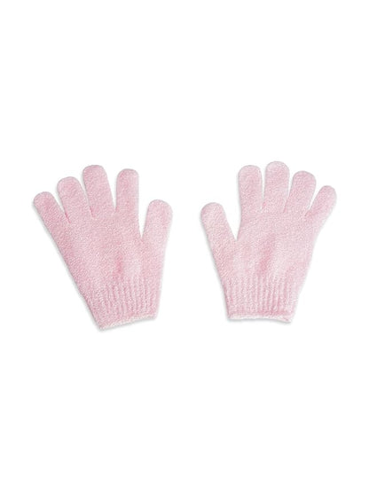 Exfoliating Loofah Body Hand Gloves (2 Pairs) (Pink)