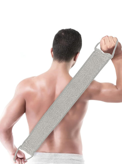 Natural Loofah Exfoliating Body Scrubber, Back Scrubbers (2 Pack)