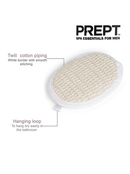 Natural Loofah Exfoliating Body Scrubber, Back Scrubbers (2 Pack)