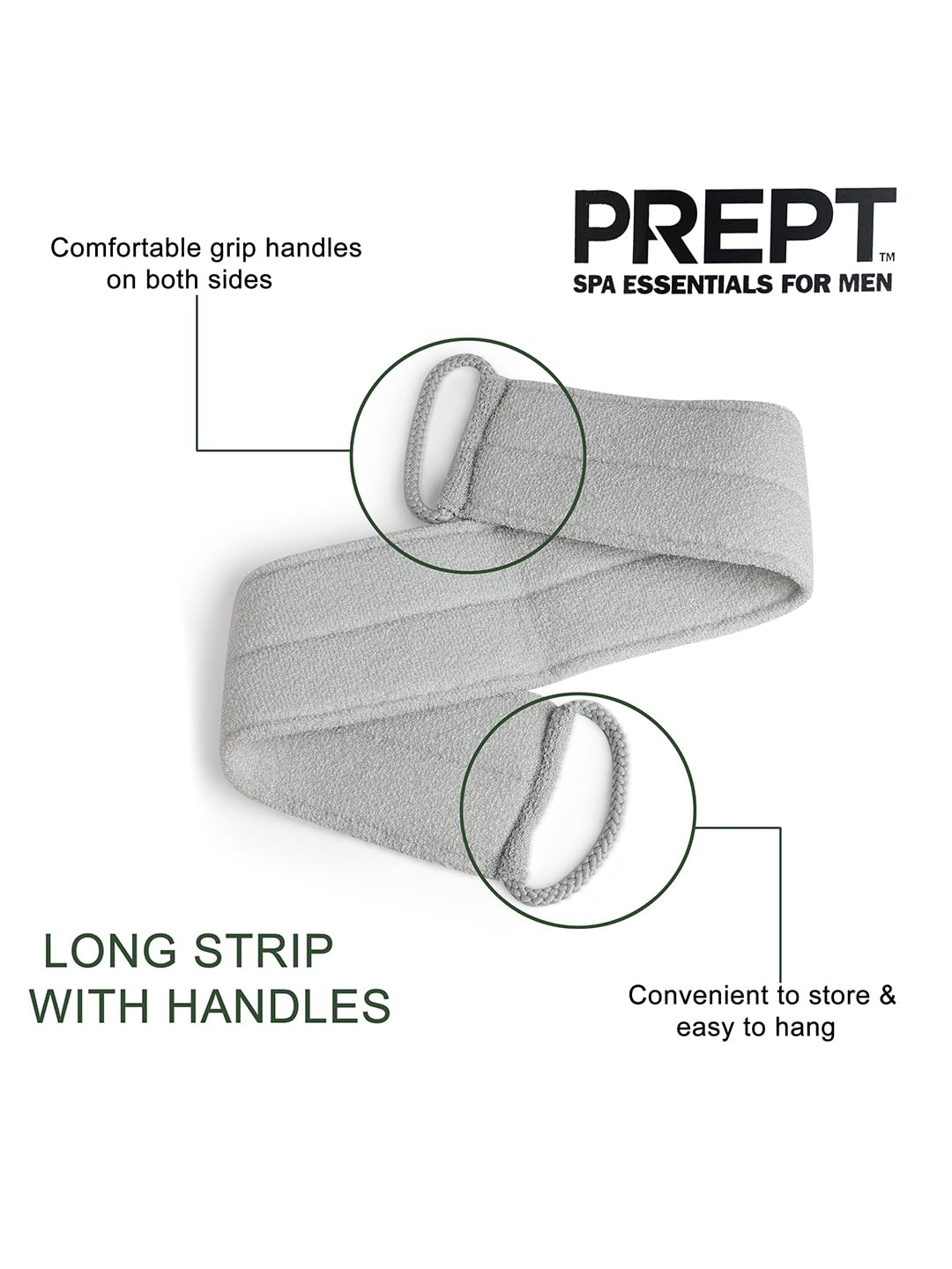 Natural Loofah Exfoliating Body Scrubber, Back Scrubbers (2 Pack)