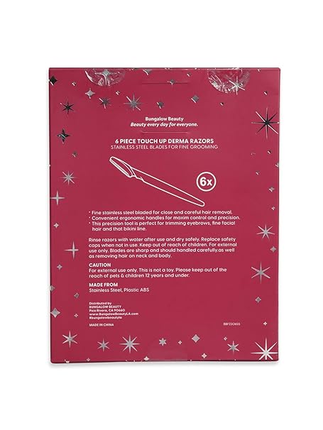 Derma Razor (Set Of 6) (Purple)