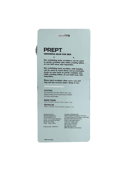 Natural Loofah Exfoliating Body Scrubber, Back Scrubbers (2 Pack)