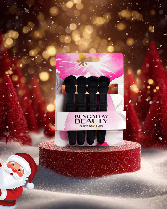 Hair Sectioning Clips (Set Of 4) (Black)