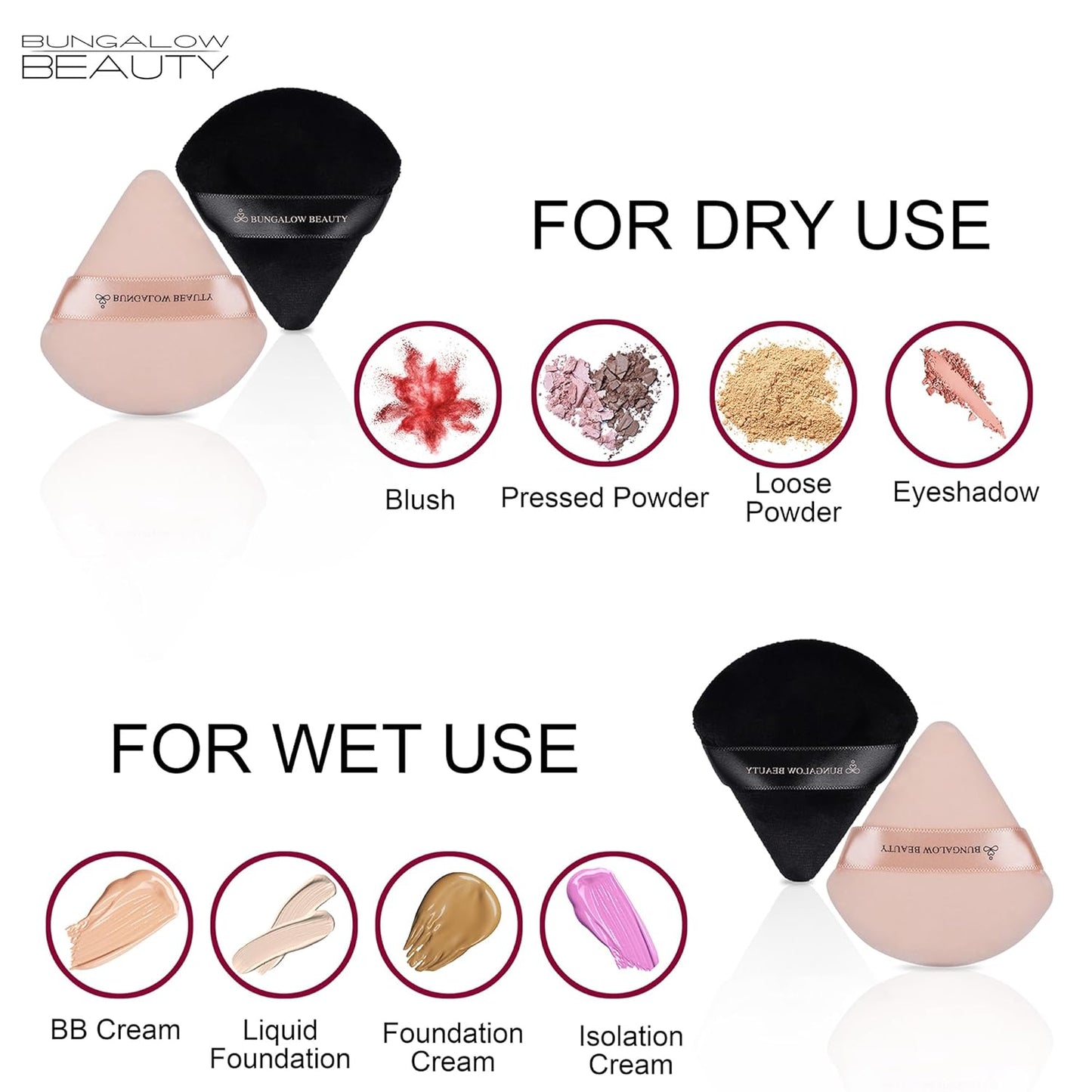 Triangle Powder Puff (Set Of 12)