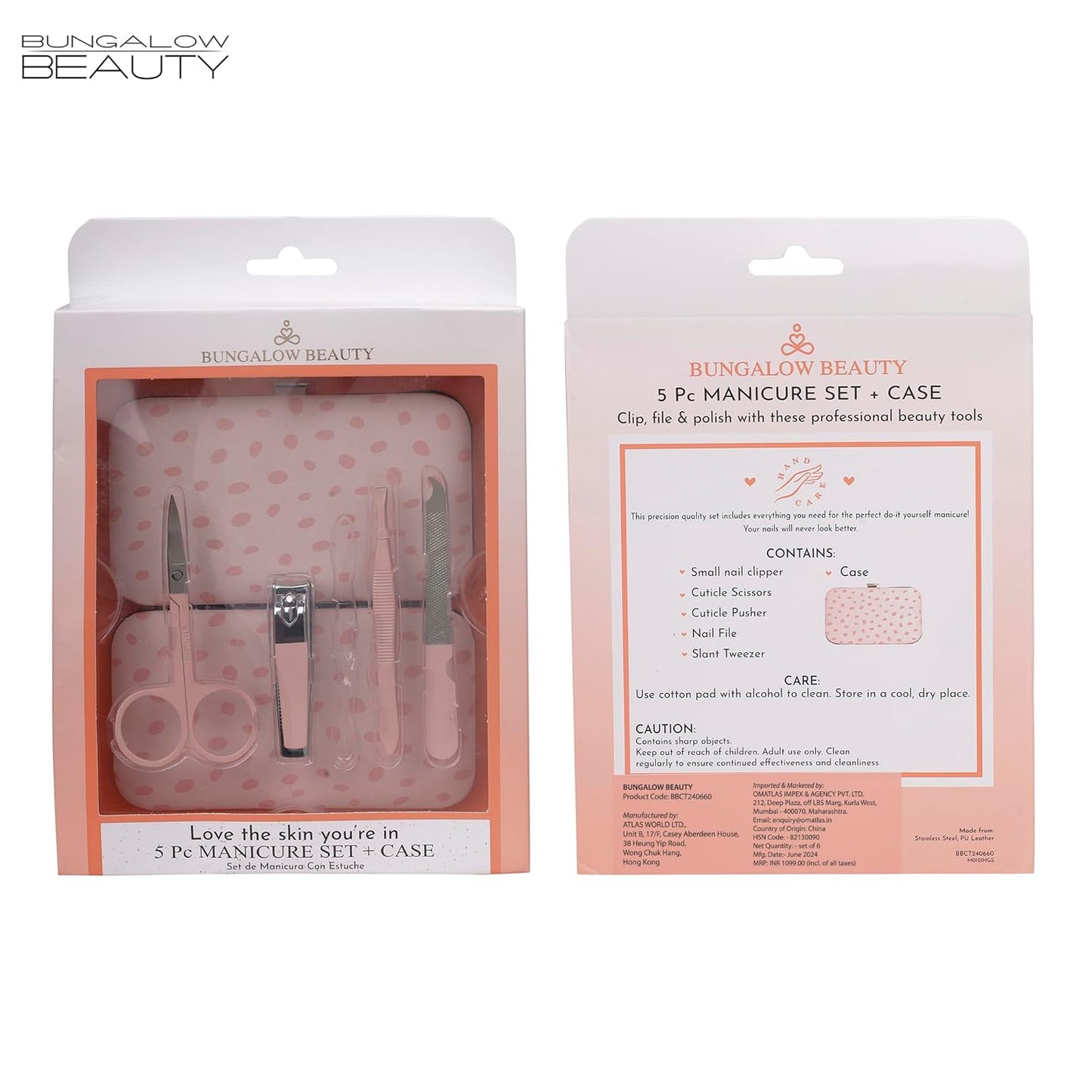 Manicure Set – Nail Clippers Kit (5 Piece)
