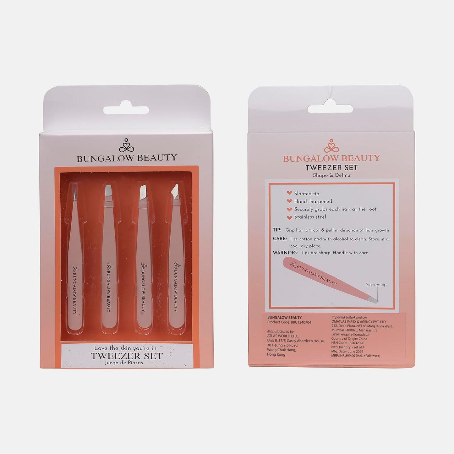 Multifunction Tweezers (Set Of 4)