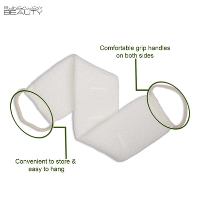 Exfoliating Back Scrubbers (White)