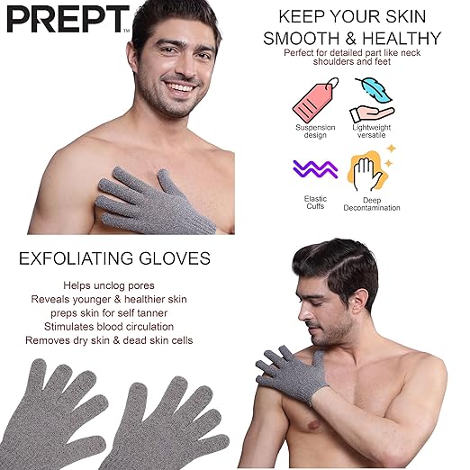 Exfoliating Loofah Body Hand Gloves (2 Pairs)