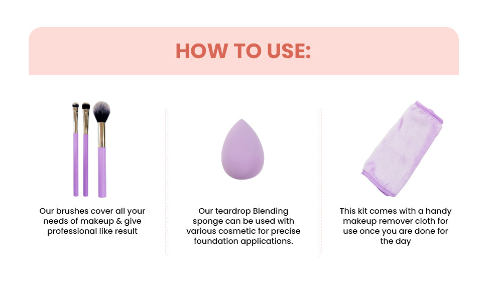 Makeup & Blender Tool Kit