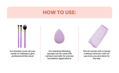 Makeup & Blender Tool Kit