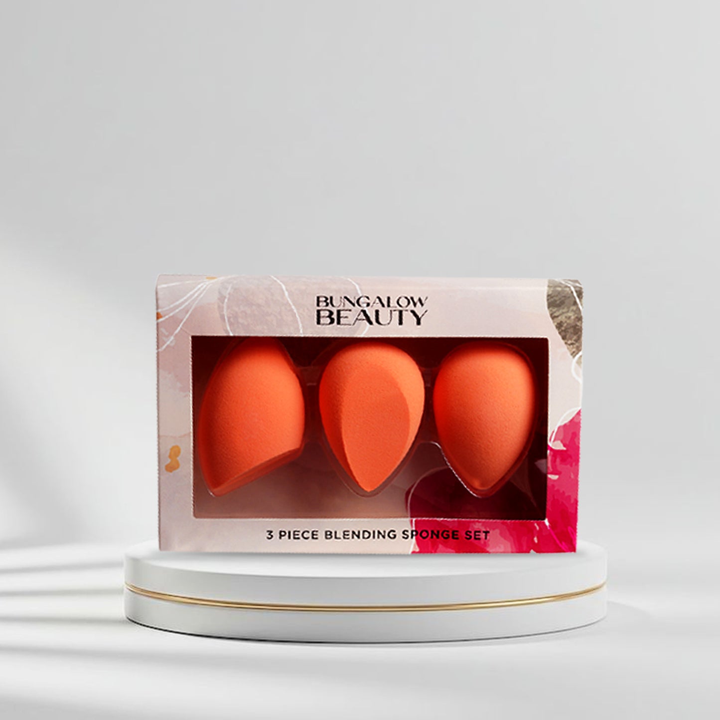 Makeup Blending Sponges, Coral Orange