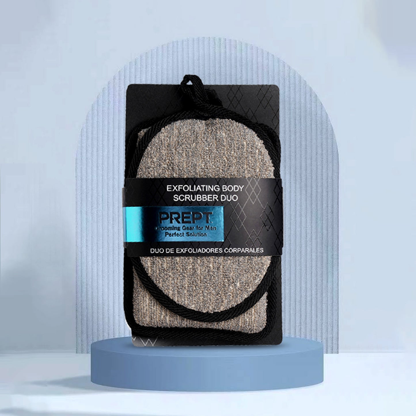 Natural Loofah Exfoliating Body Scrubber, Back Scrubbers (2 Pack),