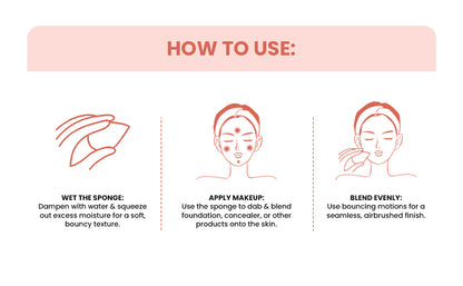 Makeup Blender Sponges (Set Of 5)