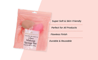 Makeup Blender Sponges (Set Of 3)