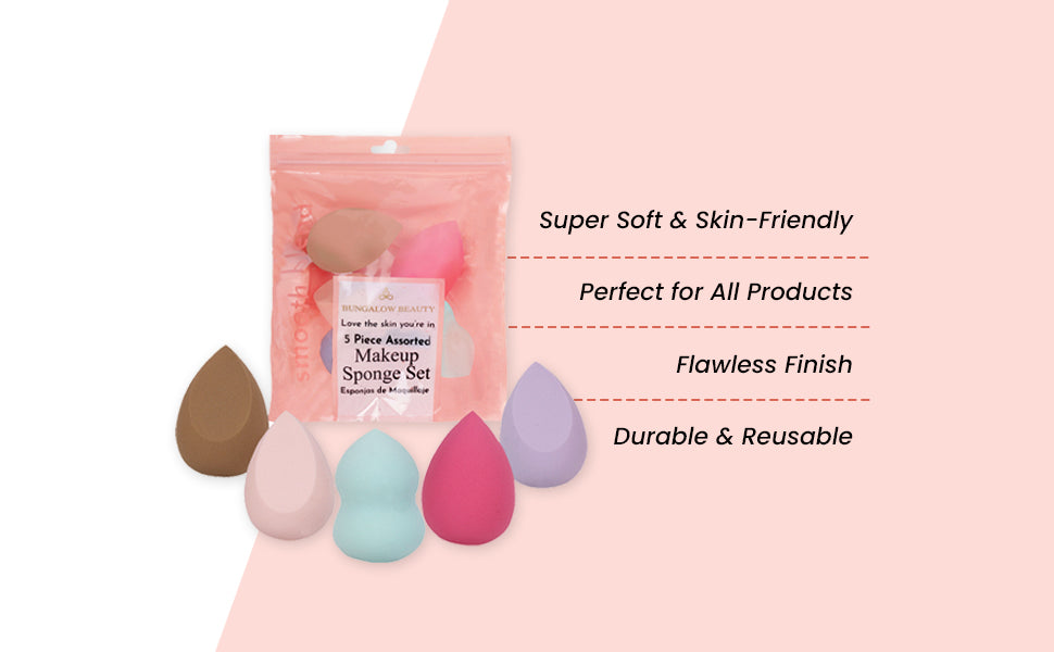 Makeup Blender Sponges (Set Of 5)