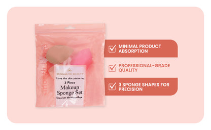 Makeup Blender Sponges (Set Of 3)