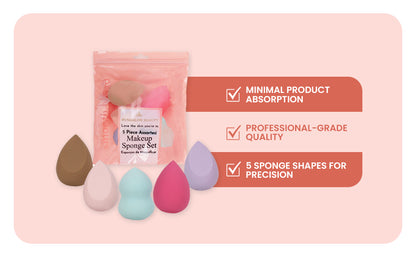 Makeup Blender Sponges (Set Of 5)