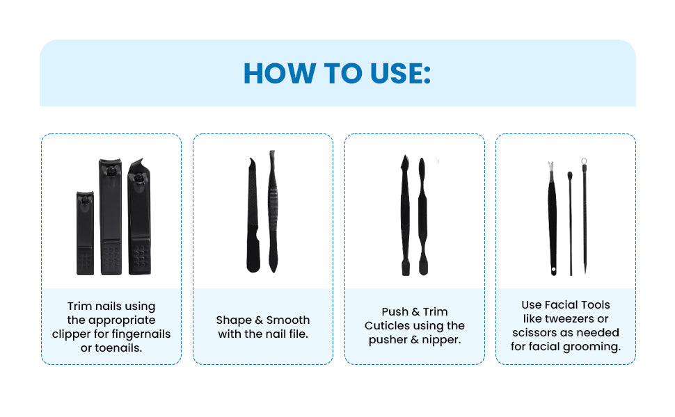 Manicure Set Nail Clippers Pedicure Kit