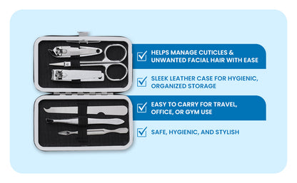 Manicure Set Nail Clippers Pedicure Kit 6PCS