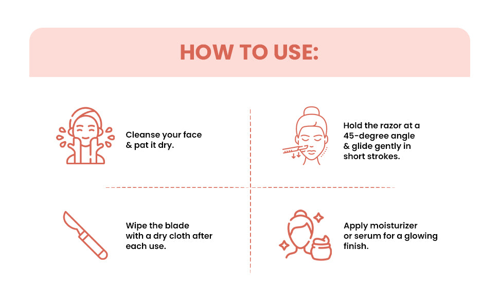 Derma Razor (Set Of 6) (Purple)