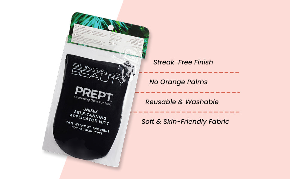 Self-Tanning Applicator Mitt, Black, For All Skin Types