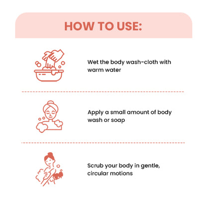 Exfoliating Body Wash Cloth